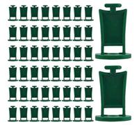 Clip a T per profili in alluminio, clip di fissaggio per piante in plastica resistente, compatibili con strisce di vetro, sistemi a spruzzo e cestini (100 pezzi)