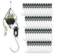 Clip a torsione per serra, gancio per cesto di fiori, kit di attrezzi per ombreggiare reti isolanti, cucina e giardino