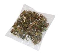 Clip A U in Acciaio Inossidabile per Auto, 75 Pezzi Clip di Montaggio Del Dado Della Base Della Vite Della Targa Base Vite Targa Clip di Montaggio per Paraurti Paraurti Auto Pannello Porta Cruscotto