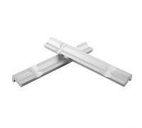 Clip a V in alluminio con forti magneti integrati per un migliore serraggio del pezzo nei processi di fresatura CNC (8")