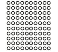 Clip ad anello di fissaggio con O-Ring per chiave a bussola a percussione 50/100 pezzi compatibile con chiavi a bussola quadrate da 1/2 ", clip in acciaio per fissaggio sicuro (100 pezzi)