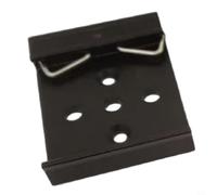 Clip adattatore per guida in lega di alluminio da 35 mm progettate per guide C45, soluzione per supporto per circuiti stampati (nero)