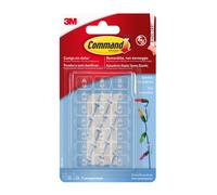 Clip adesive trasparenti 3M Command™ per decorazioni 20 pz Trasparente
