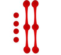 Clip Airfryer Magnet - 11,8 x 1,5 x 1 cm - Resistente al calore - Aria - Riscalda Guida Clips, Porta alimenti Antiadesivi facili da usare, Accessorio da cucina - Organizzatore per cesto A