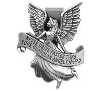 Clip Angel Per Parasole | Decorazione Interni Auto 3D - Accessorio Sicurezza Parasole Guida - Per Autisti Guida Urbana Viaggio Compleanno Vacanza Camion Sedan RV SUV Donne Uomini