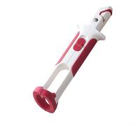 Clip anti scottatura con manico antiscivolo imbottito in silicone per una presa salda e sicura quando si sollevano pentole calde da forni, friggitrici ad aria e microonde (bianco)