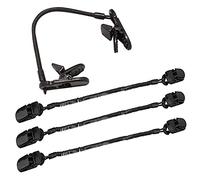 Clip Antivento per Cappello 4 Pezzi Fermo per Berretto Clip per Cappello di Fermo Clip Porta Cappello Nere Fermo per Abbigliamento da Pesca Supporto per Pesca Cappelli Porta Attrezzi da Pesca