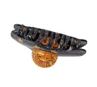 Clip artiglio per capelli lunghi, clip per capelli acetato per donne, clip per capelli con forte tenuta | Lumache a stelle di girasole, terminali di coccodrillo per capelli, accessori per capelli acet