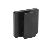 Clip autoadesive trasparenti, Morsetto da parete for bagno e toilette, 4 pezzi, non perforato, for poster ufficio, foto, casa, hotel(Black)