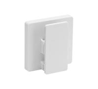 Clip autoadesive trasparenti, Morsetto da parete for bagno e toilette, 4 pezzi, non perforato, for poster ufficio, foto, casa, hotel(White)