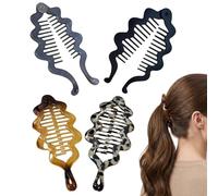 Clip Banana Per I Capelli 4 Pezzi Ad Incastro Vintage Ergonomici