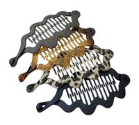 Clip Banana Per I Capelli 4 Pezzi Antiscivolo Vintage Interlocking | Fermacapelli A Banana Per Lavoro, Outdoor, Sport, Viaggi, Vacanze, Feste, Incontri E Uso Quotidiano, Spessi, E Ricci