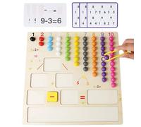 Clip Beads Game, Board Bead Game - Giocattolo per bead game di tavolo | Matematica legno colorato colorato di smistamento del puzzle per bambini per bambini adulti