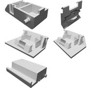Clip Bloccaggio Ripiano per Bosch L-BOXX 102 136 170 238 272 306 374 Set