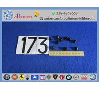 CLIP BOTTONE MOLLETTA 10 PZ BOCCOLA FANALINI LATERALI FIAT 125 A112