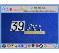CLIP BOTTONE MOLLETTA 10 PZ GUARNIZIONE RIPARO POLVERE SOTTOPORTA FIAT 128 132