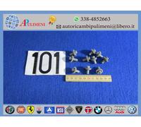 CLIP BOTTONE MOLLETTA 10 PZ SOTTOPORTA FIAT 500 600 E 124 A112 (PERNO ø 8mm)