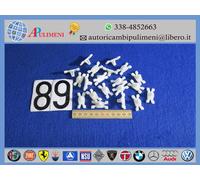 CLIP BOTTONE MOLLETTA 20 PZ MODANATURE LATERALI FIAT 127 L C CL FIORINO A112