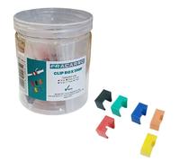 Clip Box colorate Fracarro per Patch cord RJ45 100 pezzi 287829