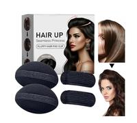 Clip bump per volume, clip per capelli aumentati,4x Inserti di styling a base di capelli - 4 pacchetti di intrecciati intrecciati invisibili per le ragazze acconciature Lady Dayvery Usa matrimoni fest
