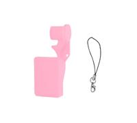 Clip cardanica per DJI Pocket 4, clip protettiva per obiettivo e cinturino da polso (rosa)