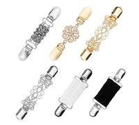 Clip Cardigan Vintage 6 Pezzi, Spilla Gioiello Per Sciarpa Foulard, Spilla Da Petto, Clip Per Vita Abito, Accessorio Moda In Lega Di Metallo, Retro Per Mantello Giacca Maglione Donna Festa Uffici