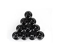 Clip carrozzeria 5mm 10PCS Moto Parabrezza Bulloni Carenatura Montaggio Parabrezza Vite Per Benelli TNT600 TNT300 TNT 600 300(Nero)