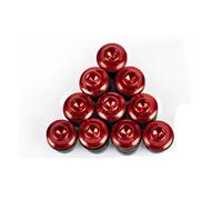 Clip carrozzeria 5mm 10PCS Moto Parabrezza Bulloni Carenatura Montaggio Parabrezza Vite Per GSXR 600 GSX1300R GSF650 SV1000(ROSSO)