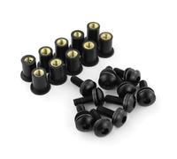 Clip carrozzeria Bulloni M5 Per Deflettori D'aria Parabrezza Per (Nero)