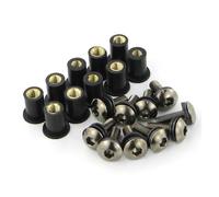 Clip carrozzeria M5 Per CBF1000 ST1100 ST1300 CTX1300 GL1800 CCBR125R CBR150R CBR250R CBR300R Kit Bulloni Parabrezza(Titanio)