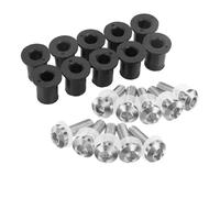 Clip carrozzeria Moto Parabrezza Rivetto Dadi Viti Parabrezza Bulloni Per (Argento)