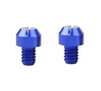 Clip carrozzeria Per Aprilia Per Caponord 1200 Per Tuono V4 1100 2pcs Universale M10 Moto Specchio Foro Tappo Vite Bulloni Retro Moto Manubrio Fine(Sinistra Destra Bl-ue)