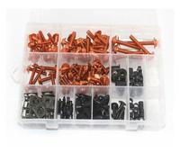 Clip carrozzeria Per Aprilia Viti Carenatura Kit Bulloni Molla Corpo Parabrezza Moto Universale Per La Maggior Parte Delle Moto Sportive(Arancia)