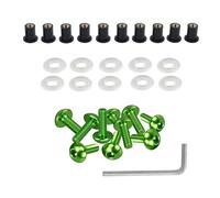 Clip carrozzeria Per Ducati Maggior Parte Dei Modelli Anni Carrozzeria Moto Carena Parabrezza Bulloneria M5 Dadi(VERDE)