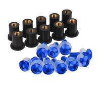 Clip carrozzeria Per Suzuki GSXR GSX-R 600 750 1000 K1 K2 K3 K4 K5 K6 K7 K8 K9 K11 5mm 10pz Bulloni Viti E Dadi Parabrezza Moto(Blu)