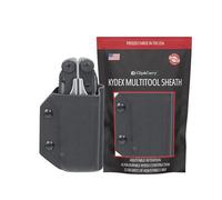 Clip & Carry Kydex Multitool Sheath for The Leatherman Surge - Made in USA - EDC Multi Tool Sheath Holder Holster Cover - Black