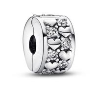Clip-Charm PANDORA 792235C01 A Cuori Infinito Brillante