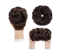 Clip chignon con artiglio estensioni sintetiche per capelli ricci chignon disordinati capelli elastici 55 g parti per capelli da donna panino disordinato chignon arruffato (M