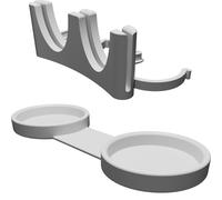 Clip Cintura Porta Binocolo per Zeiss Victory Pocket 8x25 10x25 Stampato 3D