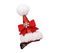 Clip clip per capelli per donne ragazze natale dolce forcina lato femminile clip copricapo cartoni animati tornante rete rosso carino studente copricapo