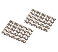 Clip colorato per spina RJ45, marrone, confezione da 100