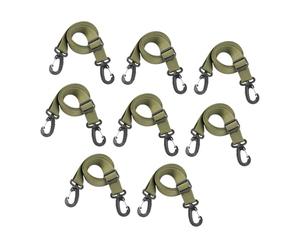 Clip completa di 8 pezzi per una facile decorazione della porta del garage, perfetta per occasioni festive, durata nel tempo