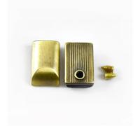 Clip con cerniera Tappo con cerniera Borsa in metallo da 9/12 mm Clip for Cerniere for cavo Fibbie di bloccaggio a vite(H4-3-Brass-9mm)