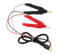 Clip da 1030 Kelvin, YR1035+, accessori per tester di resistenza interna della batteria, clip Kelvin, supporto di prova, sonda a quattro pin e punta grassetta, compatibile con modelli YR1030+/YR1035+