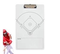Clip da baseball per allenatori - Clip da baseball, baseball, white board | 14 x 9 pollici side-Side -Strategy - Board per palla sportiva