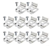 Clip da cintura in acciaio inossidabile con viti per cacciavite a batteria e porta attrezzi compatibile con soffiante MK, adatta per costruzione e fai da te (10 pezzi)