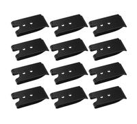 Clip da Cintura in Ferro Nero 57x26 Mm 12 Pezzi per Custodie