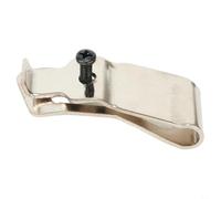 Clip da cintura in metallo per utensili elettrici - compatibile con trapani, chiavi driver - accessorio per gancio da cintura, colore argento, codice articolo 42-70-0495