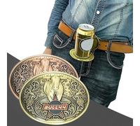 Clip Da Cintura Per Bottiglia Di Birra - Portabevande In Metallo Da 7 Cm