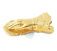 Clip da donna a forma di mano, in metallo, per raccoglitore, pagine - Fermaglio per libri e graffette dorate vintage per diario spazzatura, archiviazione documenti, sigillatura sacchetti di caffè e